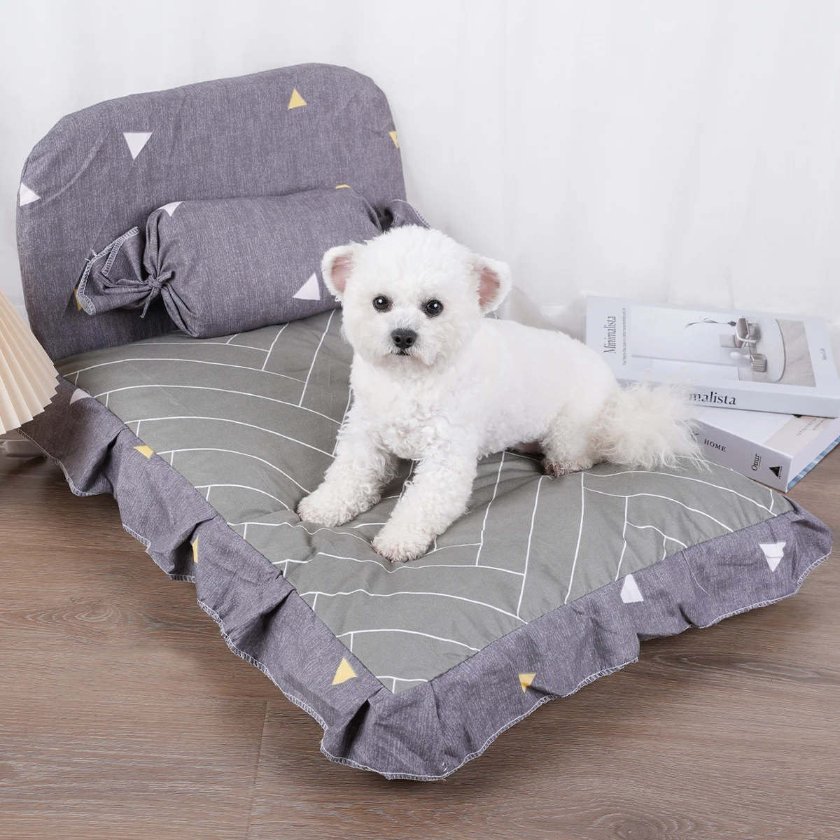 Alfombrilla de cama para perros pequeños, accesorios para mascotas, sofá para mascotas, suministros para cachorros, cesta de razas malas, cojines, cojín grande - imagen 3