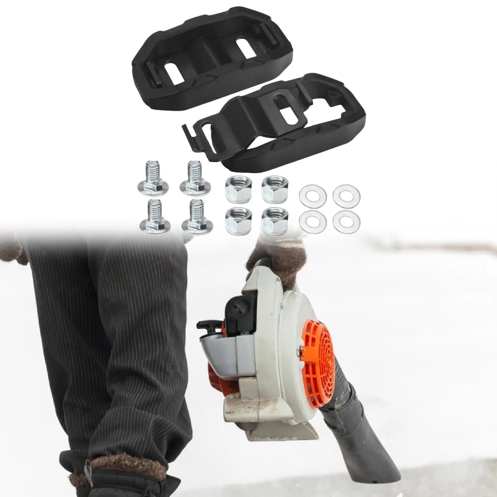 Snow Blower Skid Plate Shoes,Maintenance Equipment Spare Repair 72600300 Skid Plate Shoe Kit Replaces for 926027 939003 920001