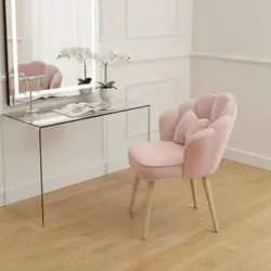 Silla de tocador giratoria de tapicería suave para gatos y perros