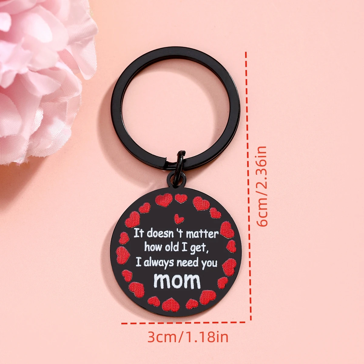 Palabras de mamá para mamá: con no importa cómo viejo, obtém que siempre necesitas, el regalo sincero de la mamá para el llavero de la madre - imagen 5