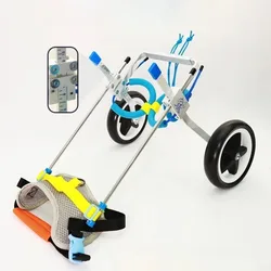 Silla de ruedas para perros y gatos discapacitados con ajuste