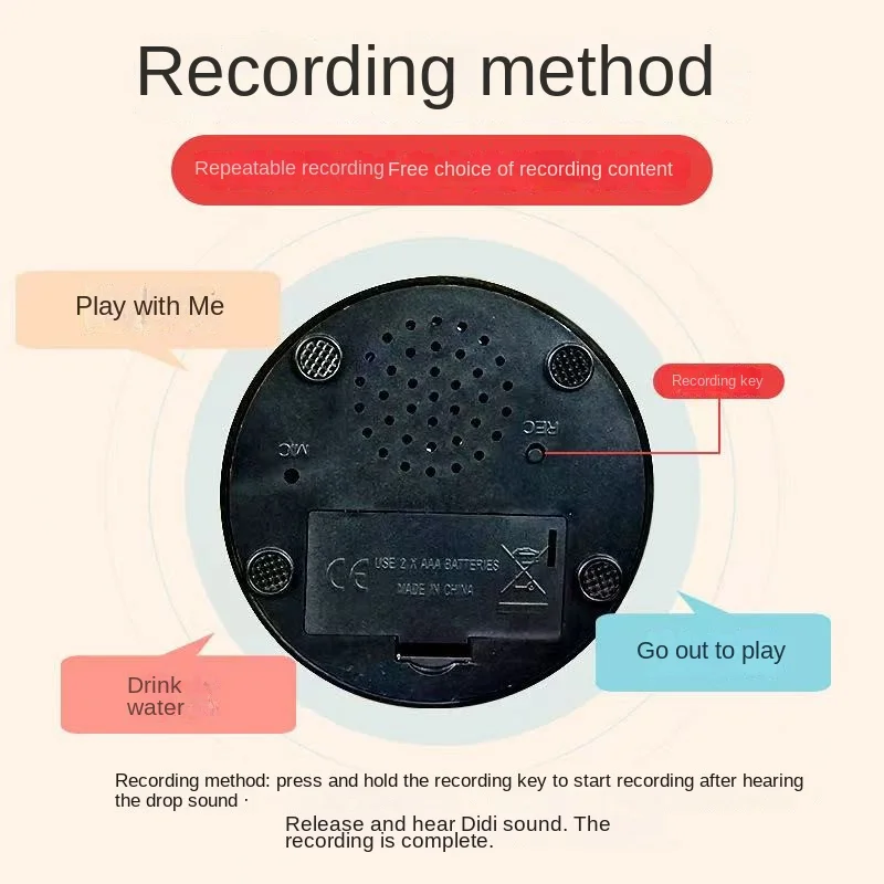 Botón para perro, grabación parlante, comunicación para mascotas, entrenamiento Vocal, juguete interactivo, timbre, suministros para mascotas, suministros de entrenamiento para perros - imagen 3