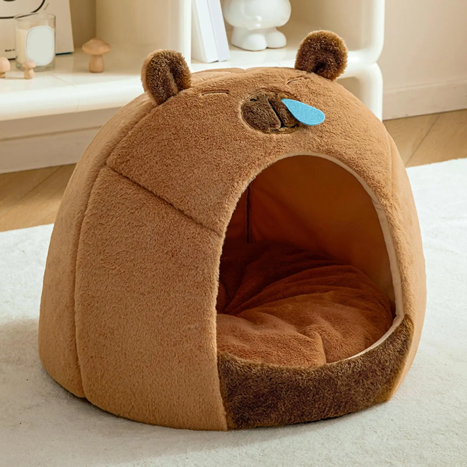 Cat Bed Cave House Tents Self Warming Pet Bed for Kittens Pet Supplies Kitty