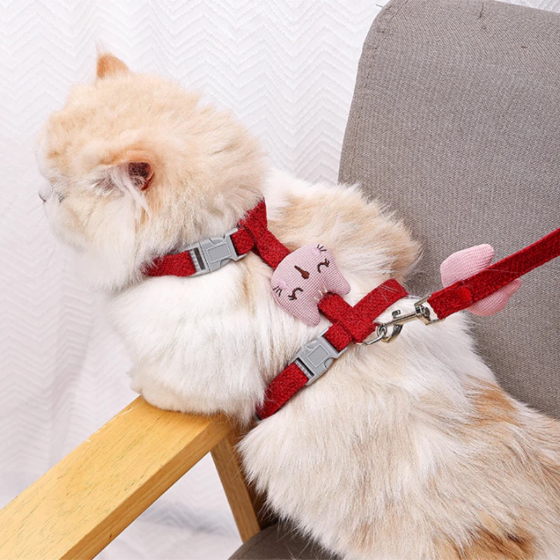 Arnés para gatos Sphynx de dibujos animados, juego de alforjas y correa para mascotas para gatos, Gatos, gatitos, Garfield, mascotas, suministros de accesorios - imagen 3