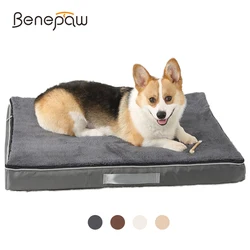 Cama para jaula de perros – Espuma viscoelástica impermeable y lavable