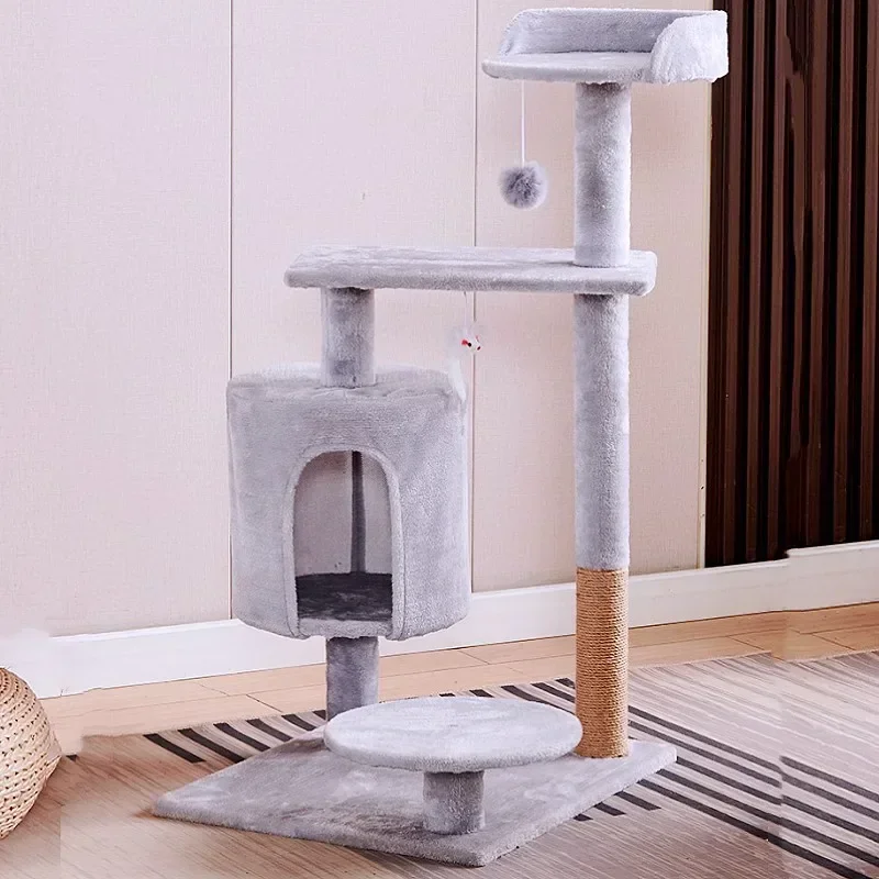 Marco de escalada para gatos, casa de árbol para gatos, poste rascador de Sisal para gatos, rascador para gatitos, entrenamiento para gatos, juguetes para rascar árboles, suministros para mascotas - imagen 4