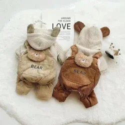 Sudadera felpa con capucha para gatos y perros – Abrigo cálido otoño-invierno
