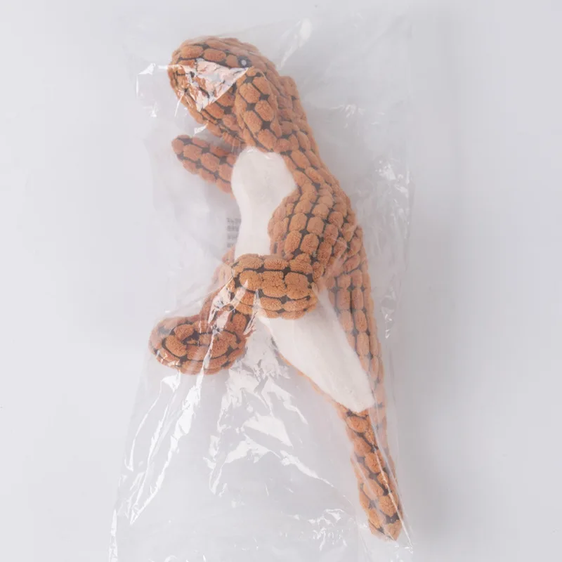 Frotamiento de dientes, sonido emisor, ventilación de juguetes de peluche para perros de dinosaurio, juguetes para mascotas de tamaño pequeño y mediano para perros y gatos - imagen 3