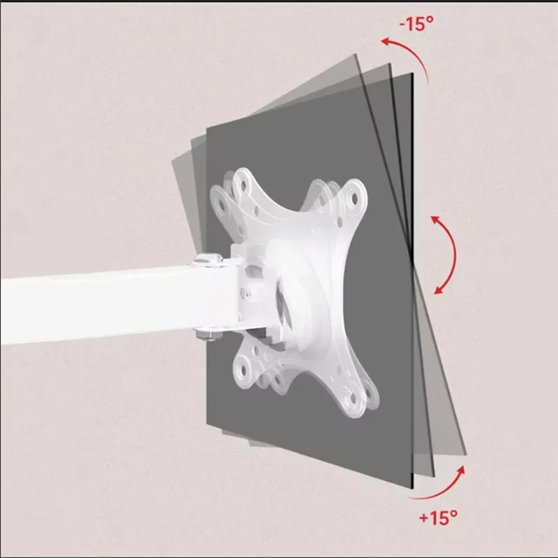 Soporte de montaje en pared para Monitor de TV de movimiento completo, brazos articulados, rotación de extensión de inclinación giratoria para la mayoría de televisores curvos planos de 10-32 pulgadas