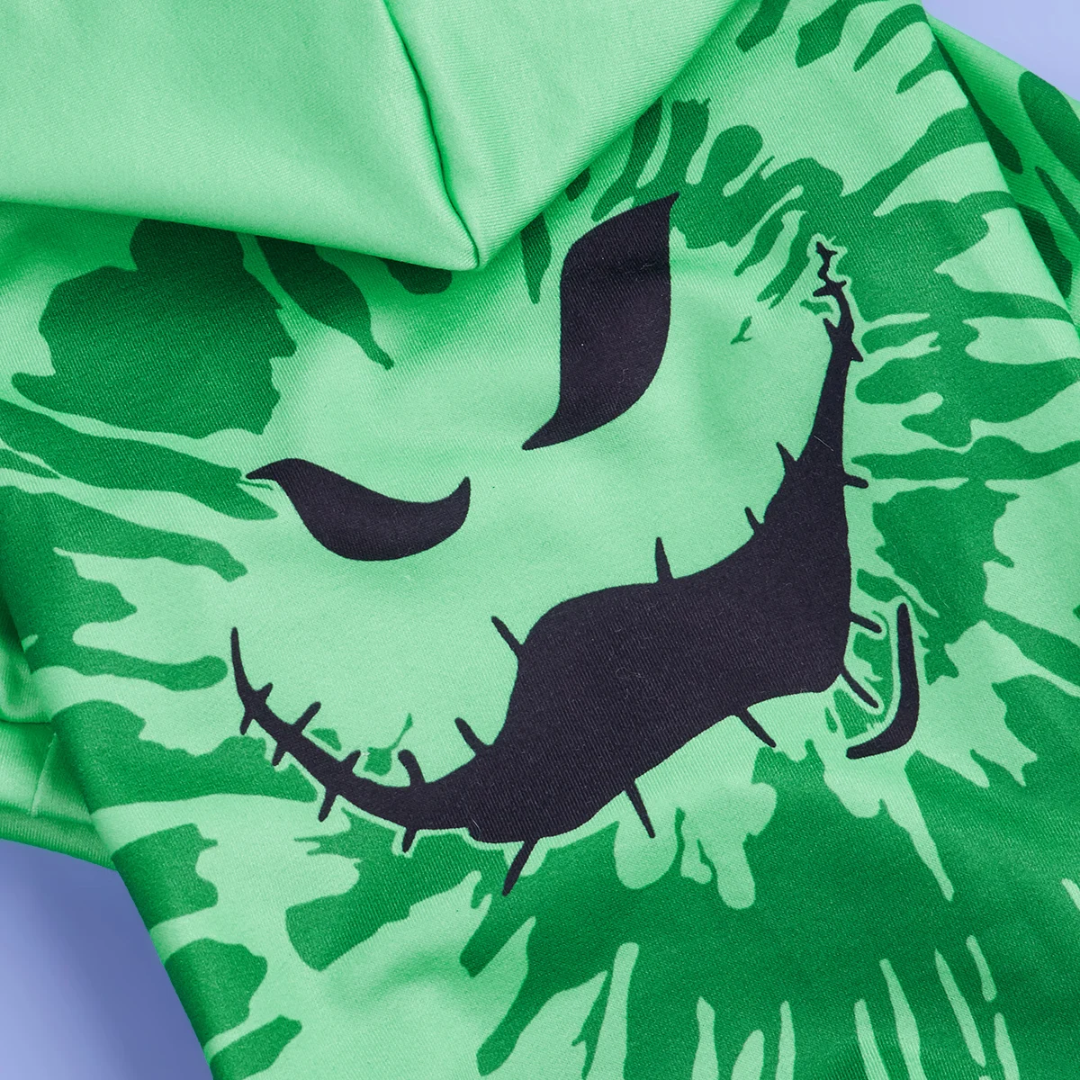 Sudaderas con capucha de Halloween para perros y gatos, camisa con cara de calabaza aterradora, ropa cómoda para mascotas, cuello alto para cachorros, H - imagen 5