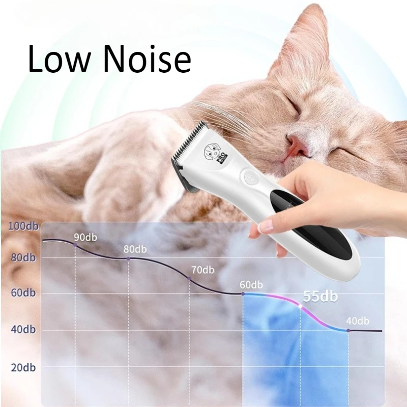 Pet Hair Cutting Machine Cut Hair Dogs Accessories Clipper Puppy Cats Dog Professional Haircut Machines Pets Grooming Equipment - imagen 3