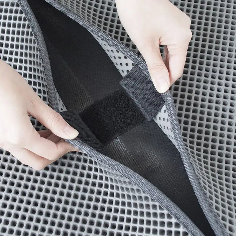 Almohadilla de arena antideslizante de doble capa para gatos, alfombrilla para arena para mascotas, inodoro de cuero, almohadilla limpia impermeable para gatos, accesorios de limpieza para el hogar - imagen 4