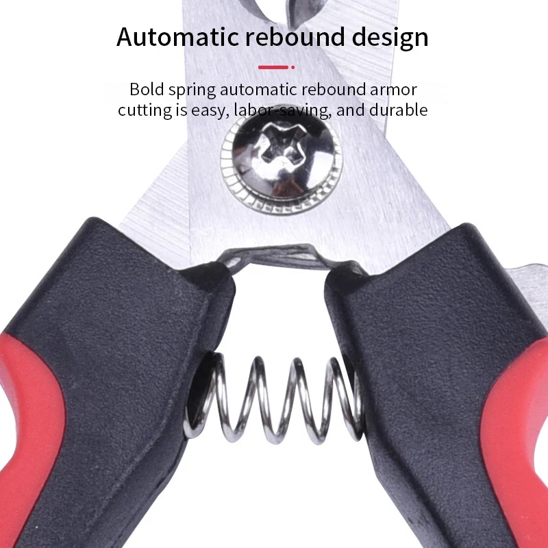 Cortauñas profesional para perros y gatos con hoz, tijeras de aseo de acero inoxidable, cortaúñas para garras de mascotas, suministros para perros - imagen 4