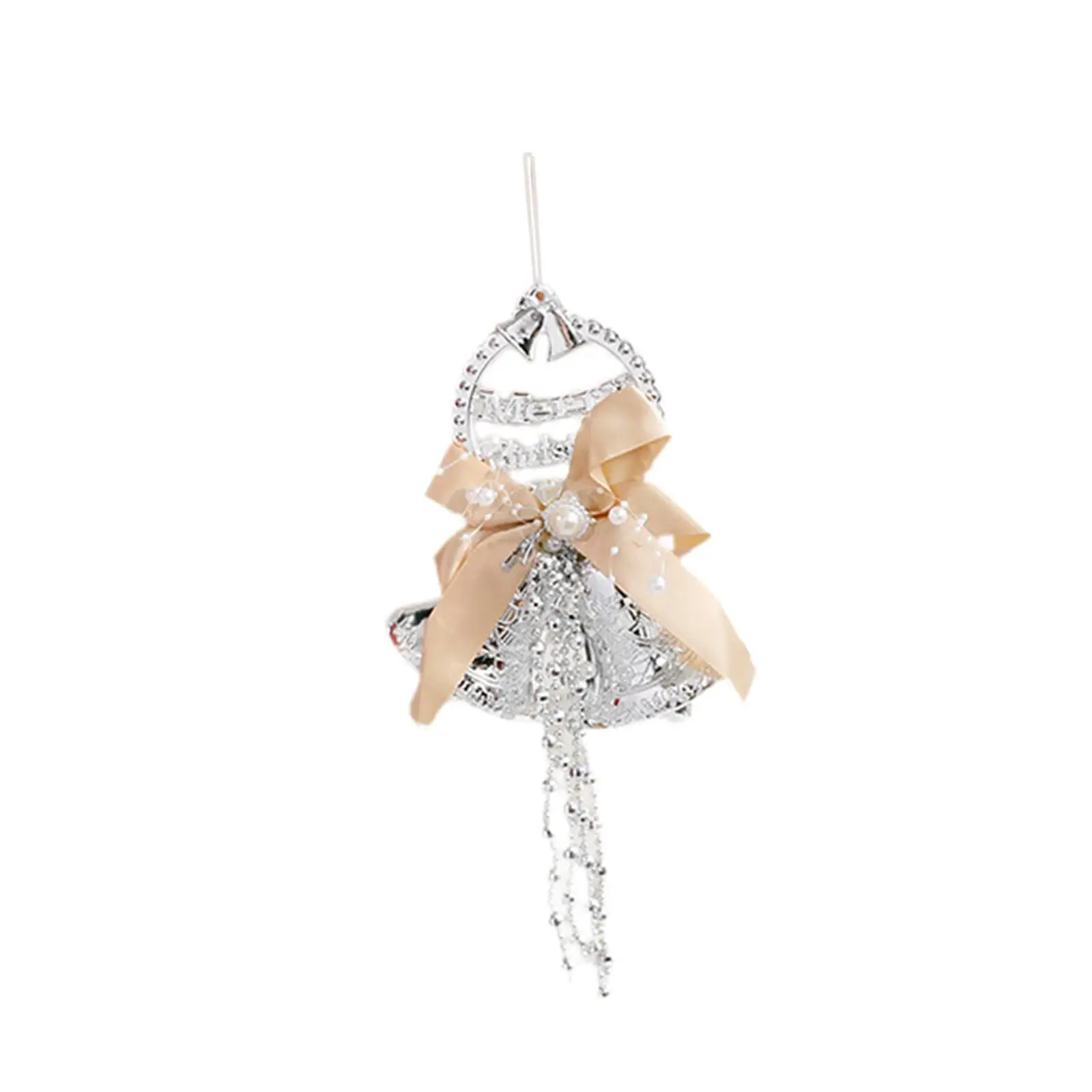 Christmas Bell Ornament Christmas Tree Pendant Festival Charm DIY Decorating Xmas Pendant for Wall Dorm Winter Door Farmhouse