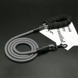 Correa antienredos para perros con mango ergonomico y ajustable
