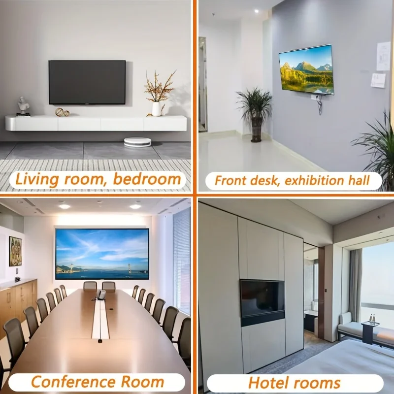 Soporte universal de montaje en pared para TV para la mayoría de soportes de TV de plasma LED de 40-85 pulgadas hasta VESA 600x500 mm y capacidad de carga de 165 LBS - imagen 5