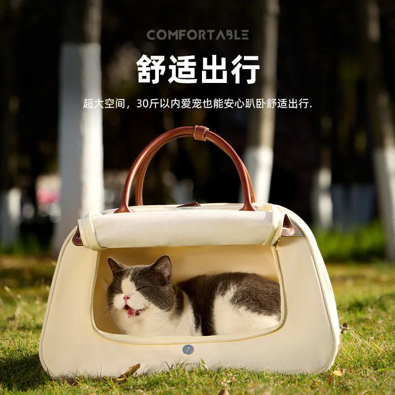 Bolsa cama transporte perros y gatos asiento trasero – Cálido invierno - imagen 4