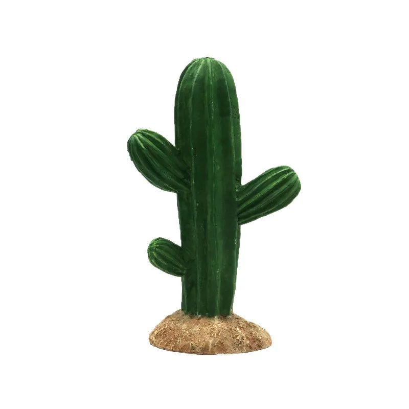Cactus Saguaro artificial para terrario y acuario Decoración desértica