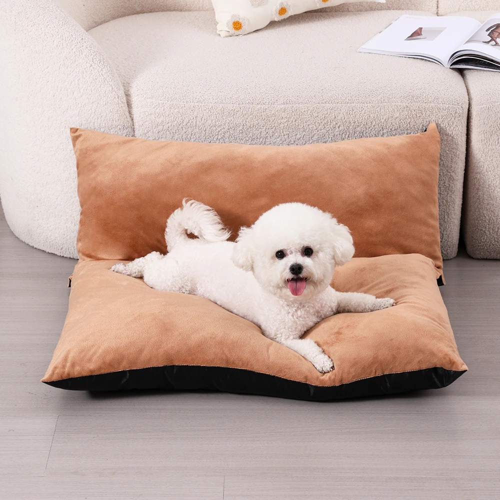 Cama sofá suave para gatos medianos y perros pequeños – Cojín cálido - imagen 3