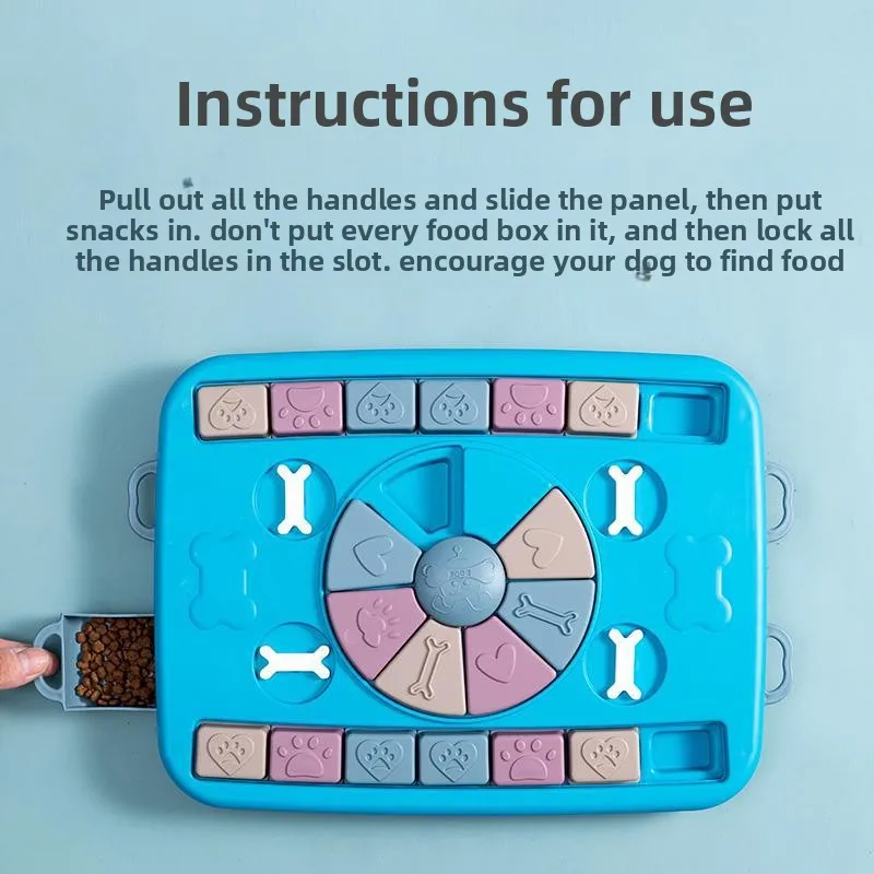 Juguete puzzle interactivo para perro – Alimentador lento inteligente - imagen 4