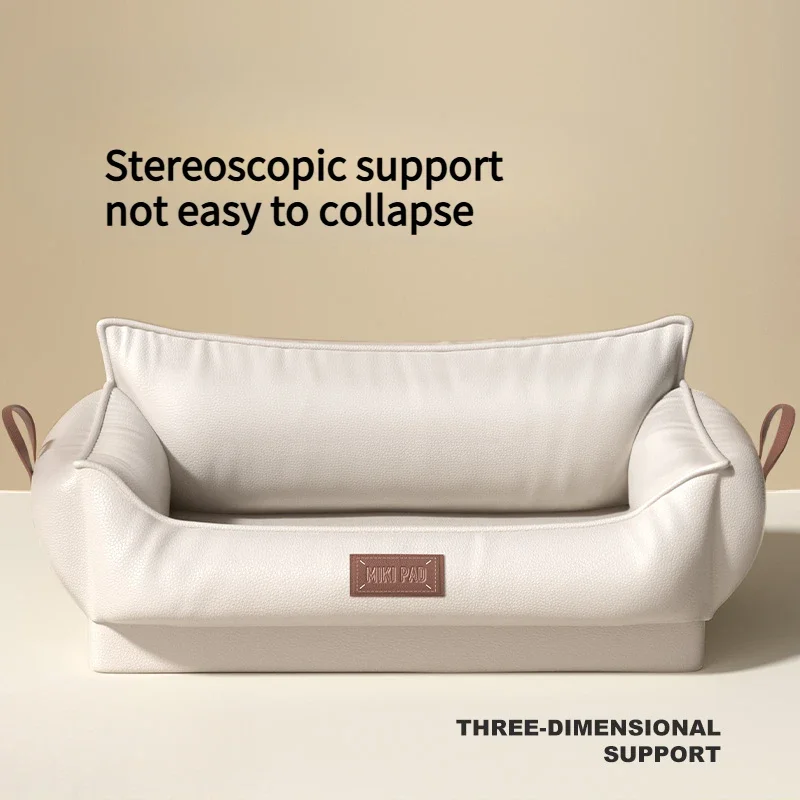 Esteras cálidas para perros, casa de invierno, camas grandes, sofá, colchón impermeable para perros, productos para mascotas, accesorios de cuero, esteras de emulsión fáciles de limpiar - imagen 2