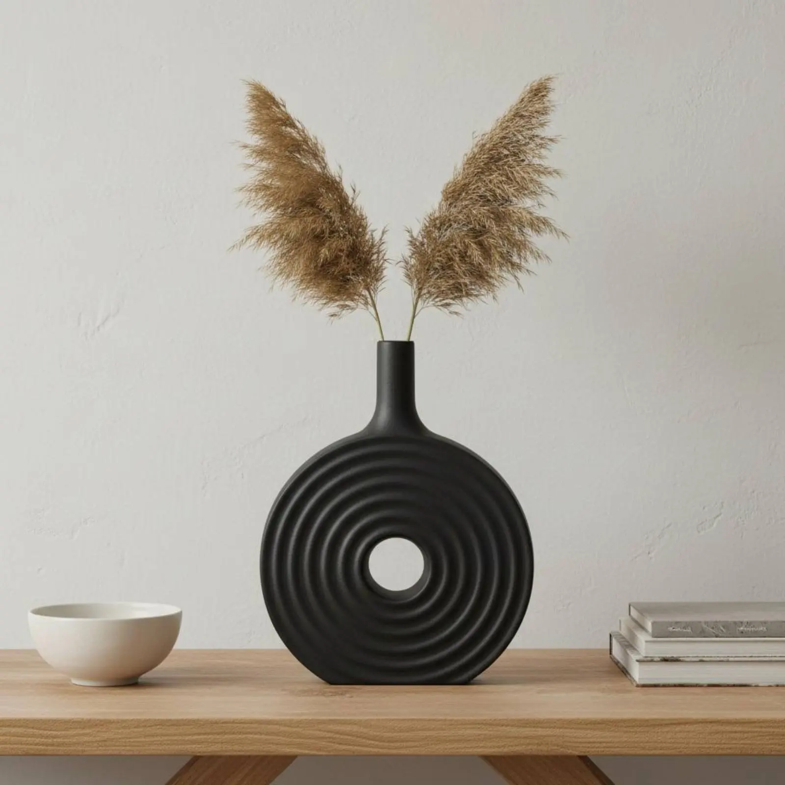 Decoración para gatos: Jarrón circular minimalista - Escritorio - imagen 3