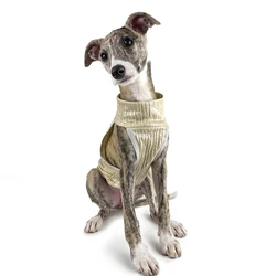 Vestido verano para perra hembra dorado – Galgo italiano y Whippet