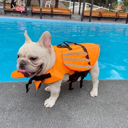 Chaleco salvavidas flotador para Bulldog Francés y perros pequeños