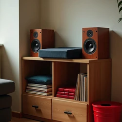 Funda protectora plegable elástica antidespolvo para tocadiscos vinilo