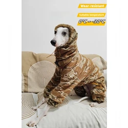 Abrigo impermeable térmico para perros grandes – Ropa de invierno exterior