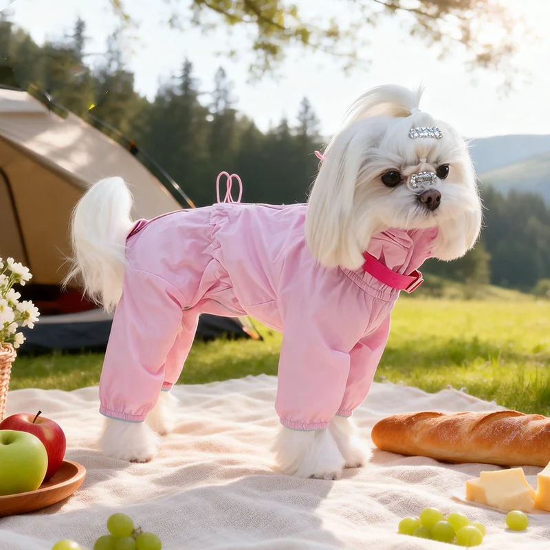 Traje protección solar para perros con tejido transpirable