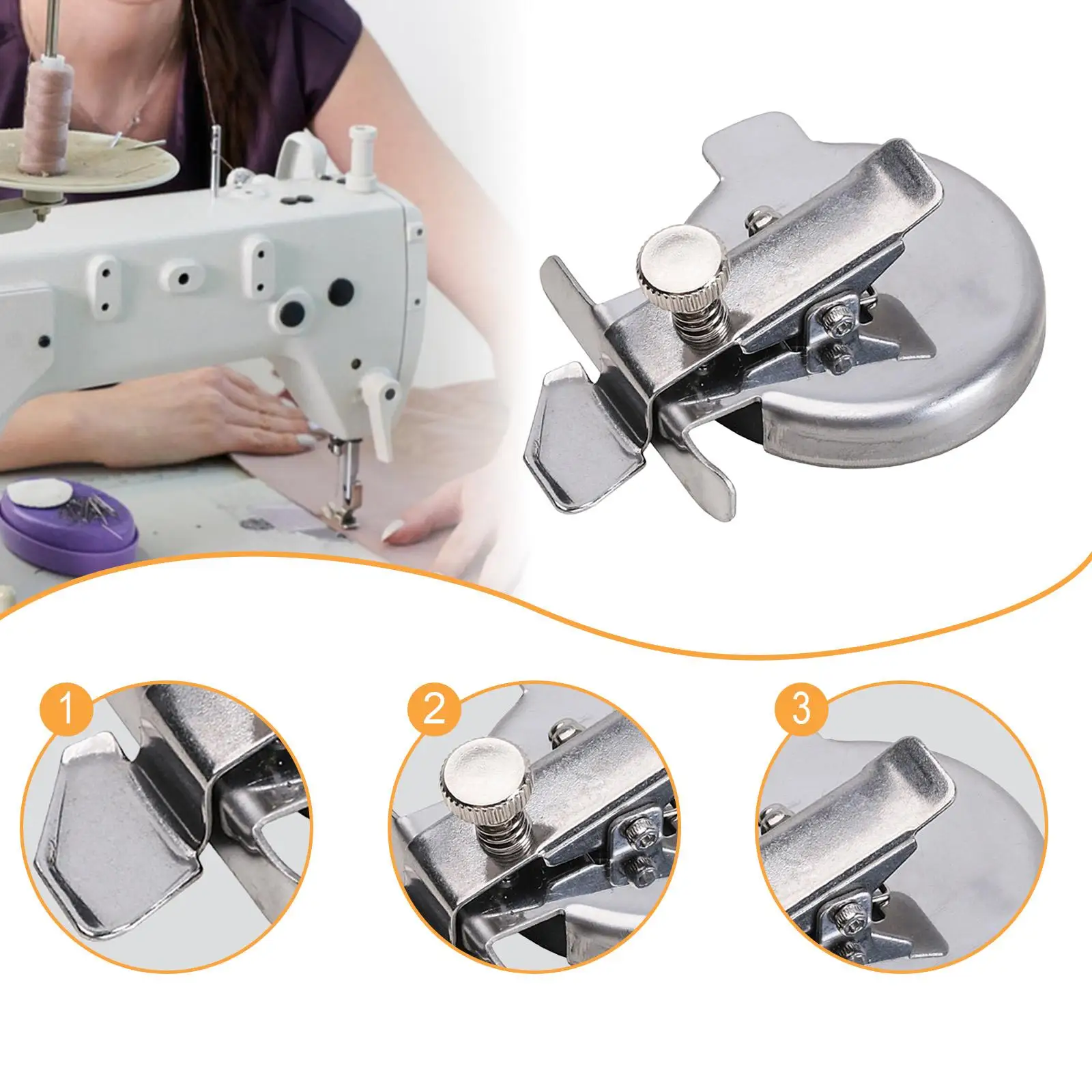 Prensatelas para dobladillo guía de costura para máquina de coser prensatelas para dobladillo para mujeres principiantes