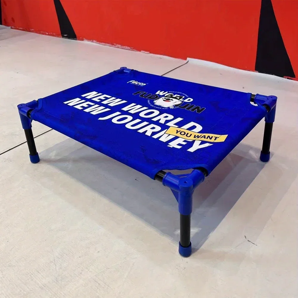 Cama elevada transpirable para perro portátil: playa y camping - imagen 5