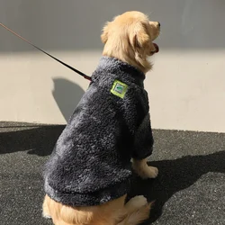 Abrigo de invierno cálido para perros grandes Labrador y Samoyed