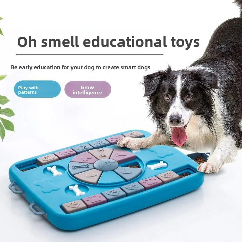 Juguete puzzle interactivo para perro – Alimentador lento inteligente - imagen 3