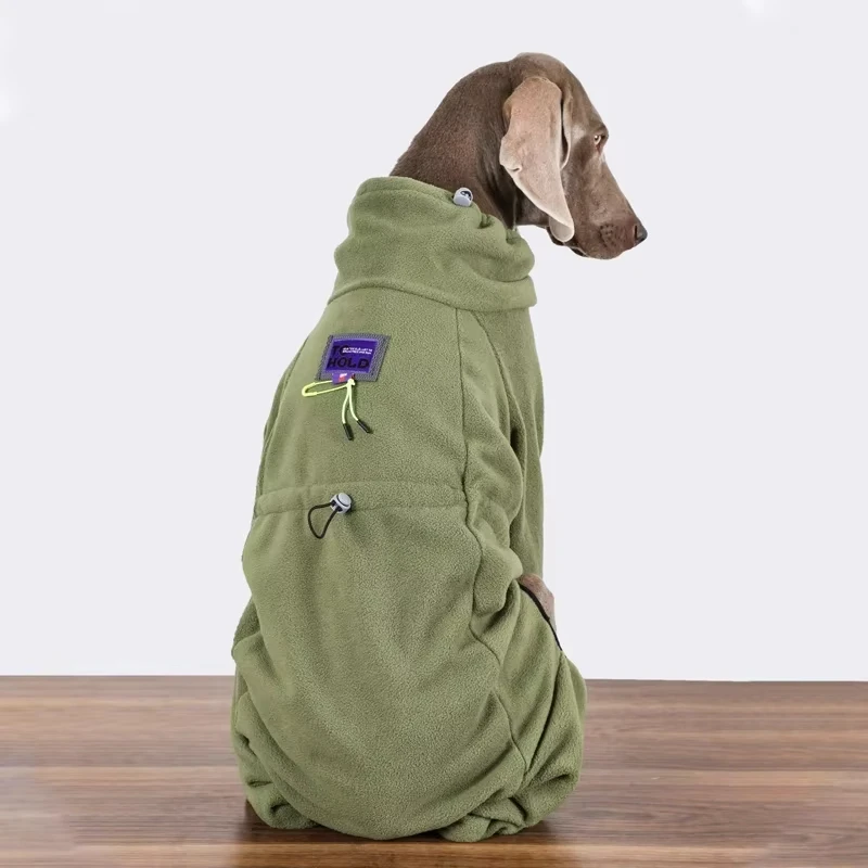 Winter Large Dog Clothing Big Dog Clothes Jumpsuit Corgi Shiba Inu Samoyed Husky  Labrador Golden Retriever Weimaraner Costumes - imagen 5