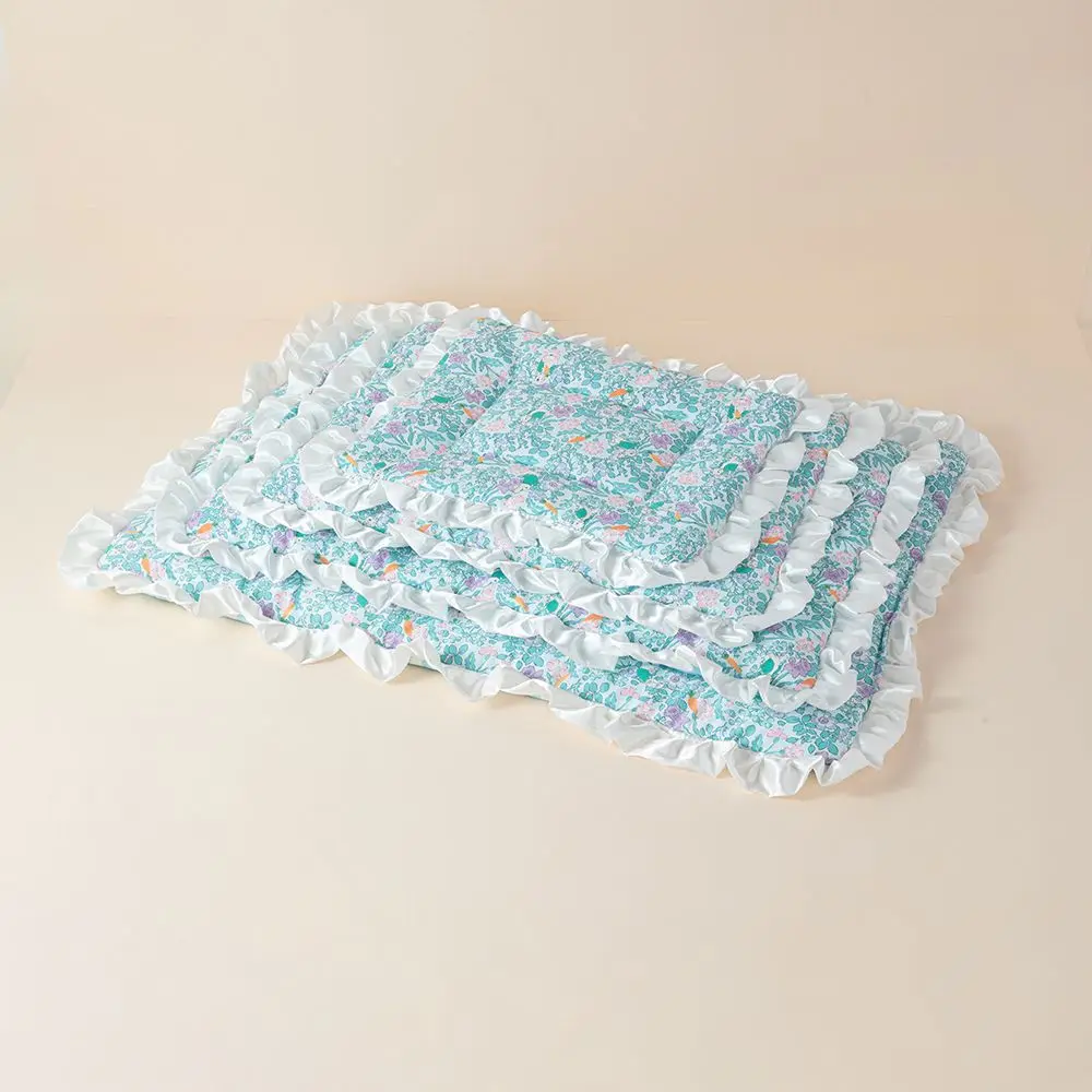 Estera fresca de verano para perros, cama refrescante, almohadilla de hielo para mascotas, esteras lavables con estampado de sandías y fresas, cama para dormir para perros grandes y pequeños - imagen 3