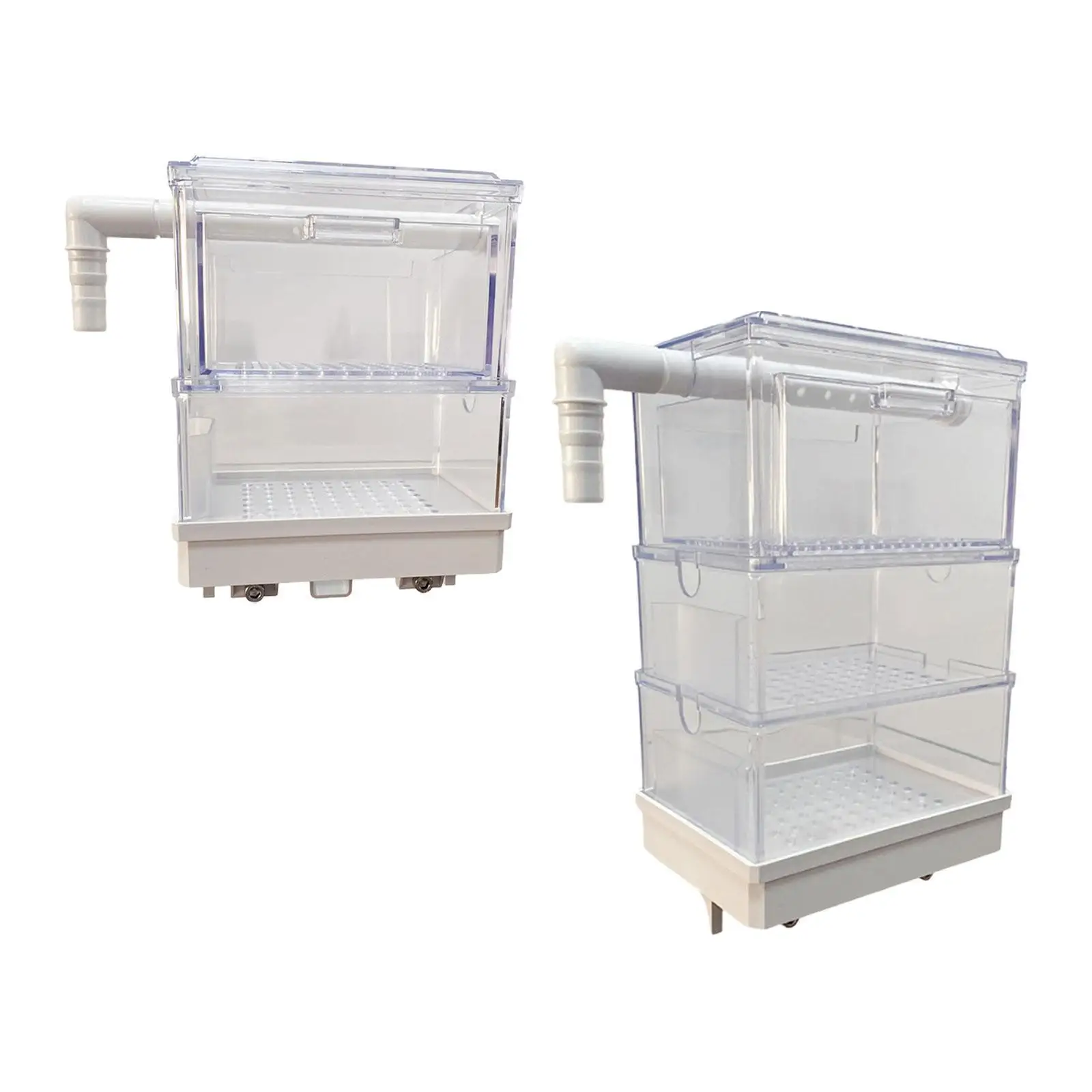 Aquarium Hanging Filter Box Filtration System Silent Drawer Filter Box Overflow Pipe Filter for Small Fish Tank Turtle Tank Aquarium Hanging Filter Box Filtration System Silent Drawer Filter Box Overflow Pipe Filter for Small Fish Tank Turtle Tank