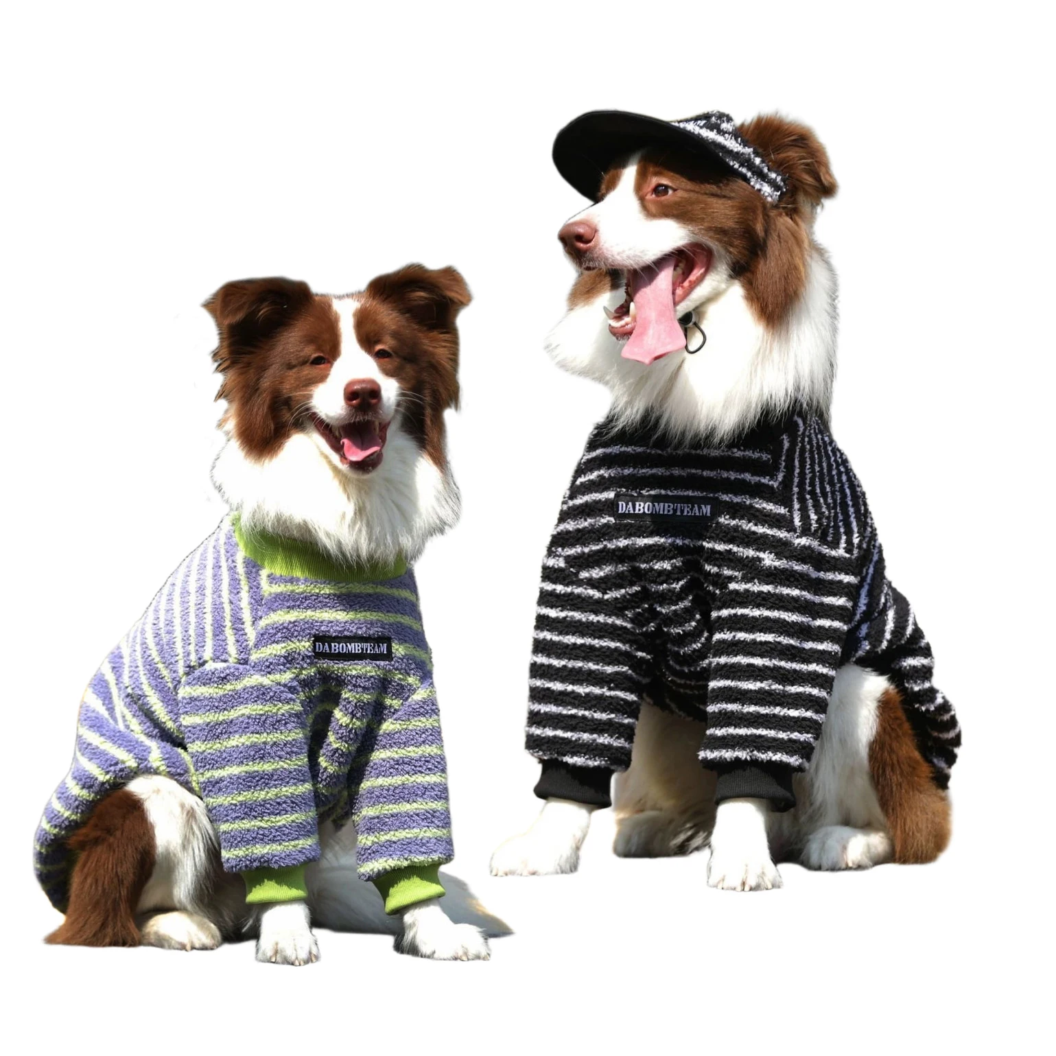 Suéter polar con capucha para perros grandes – Abrigo de invierno - imagen 3