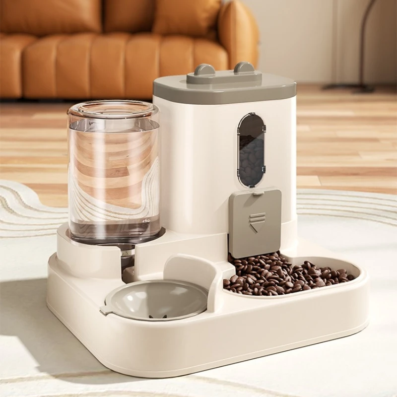 Comedero automático con fuente 2 en 1 para gatos y perros