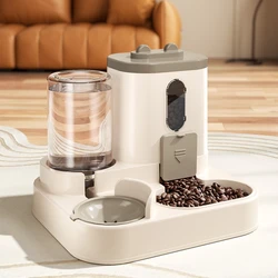 Comedero automático con fuente 2 en 1 para gatos y perros