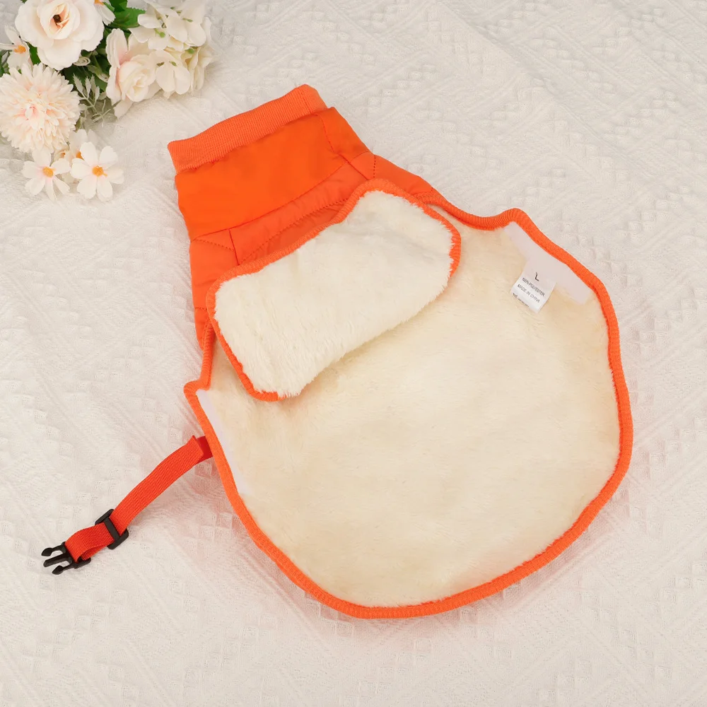 Ropa cálida de invierno para perros, ropa para mascotas Chihuahua Pug, chaleco acolchado de piel suave para perros, abrigo, ropa para perros pequeños y medianos, S-2XL - imagen 3