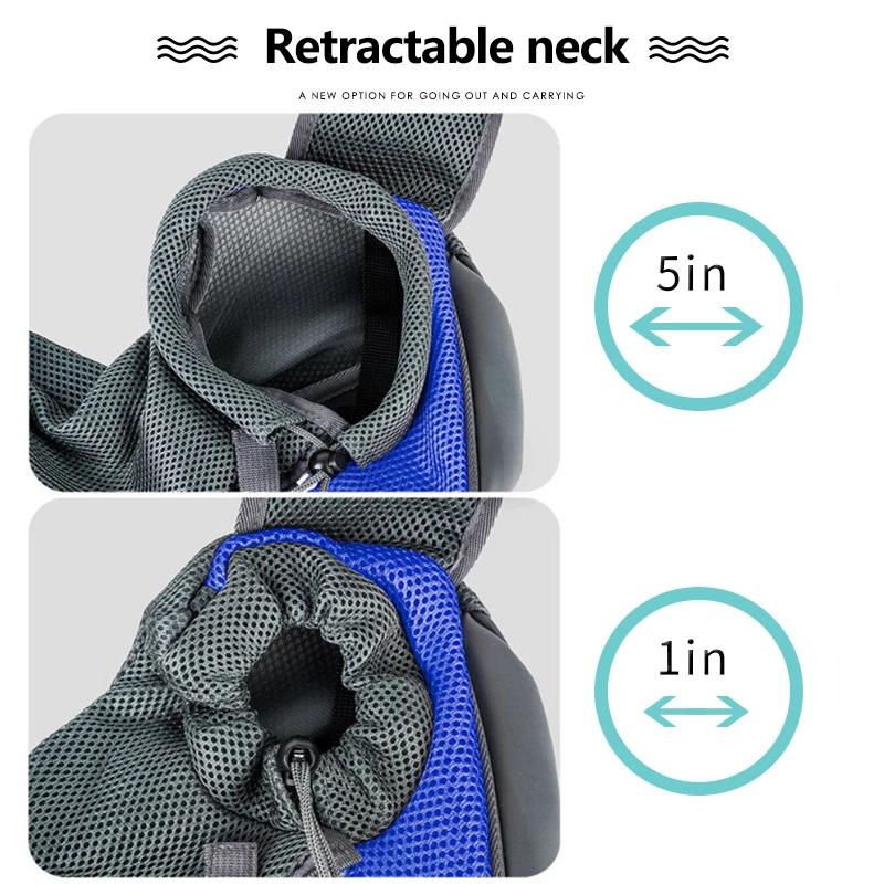 Mochila transportadora transpirable para perros y gatos, mochilas de transporte, bolso de viaje, bolso de hombro tipo bandolera, suministros para mascotas, bolso bandolera - imagen 2