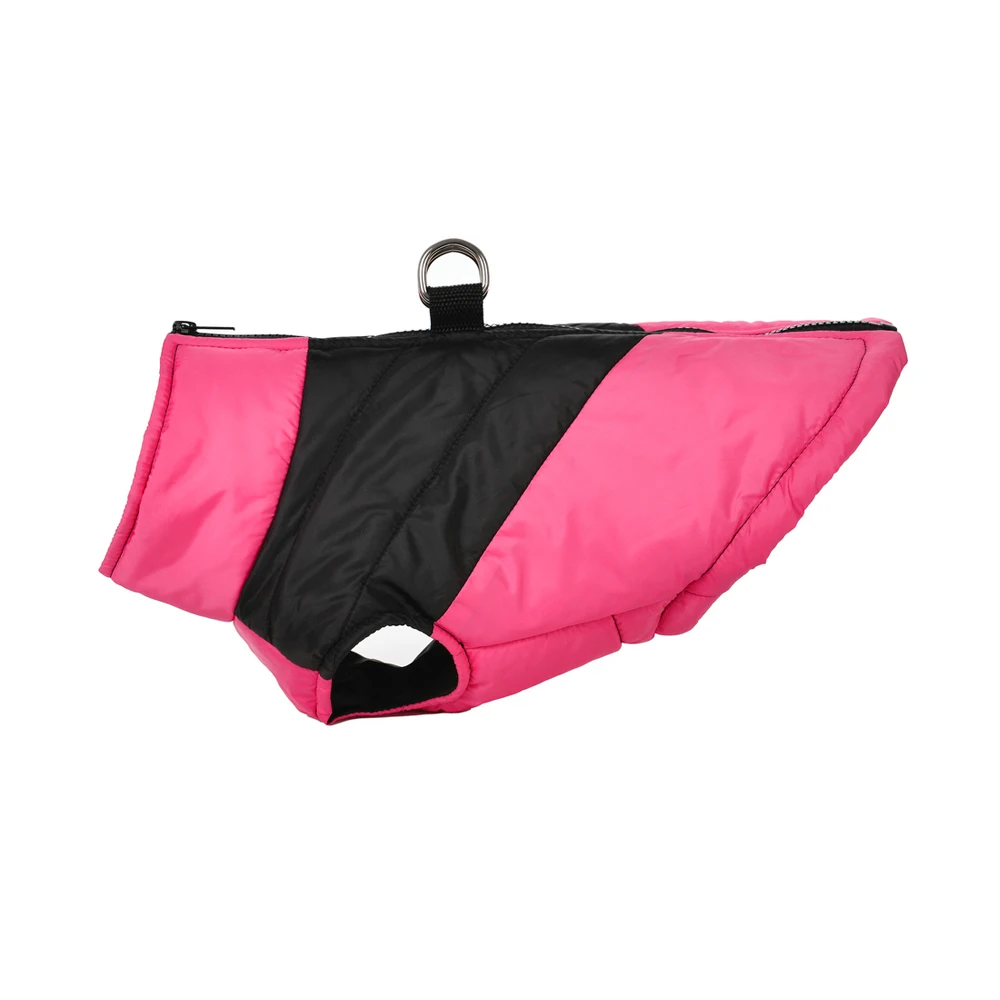 Ropa de invierno para cachorros, chaqueta para perros con anillo en D para perros pequeños y medianos, chaleco acogedor y cálido a prueba de viento para mascotas, disfraz de Yorkie Schnauzer - imagen 2