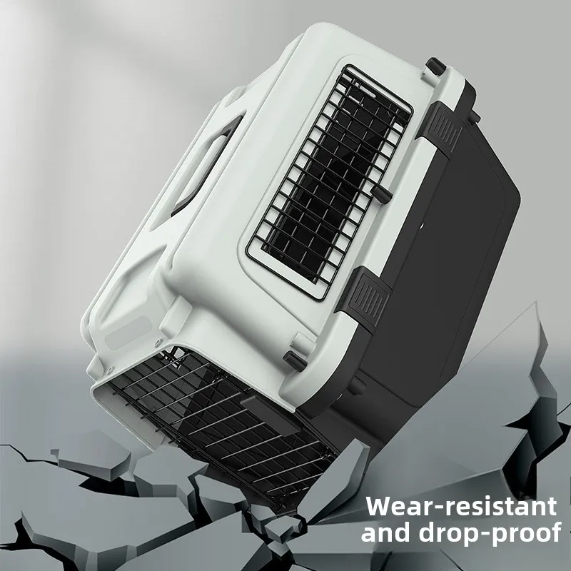 Jaula portátil para transportar aire para mascotas, caja especial de envío internacional para perros y gatos, suministros de productos para mascotas, accesorios portátiles de viaje - imagen 3