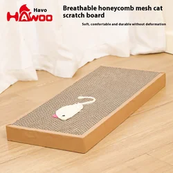 Tapete rascador cartón para gatos – Protector muebles juguete