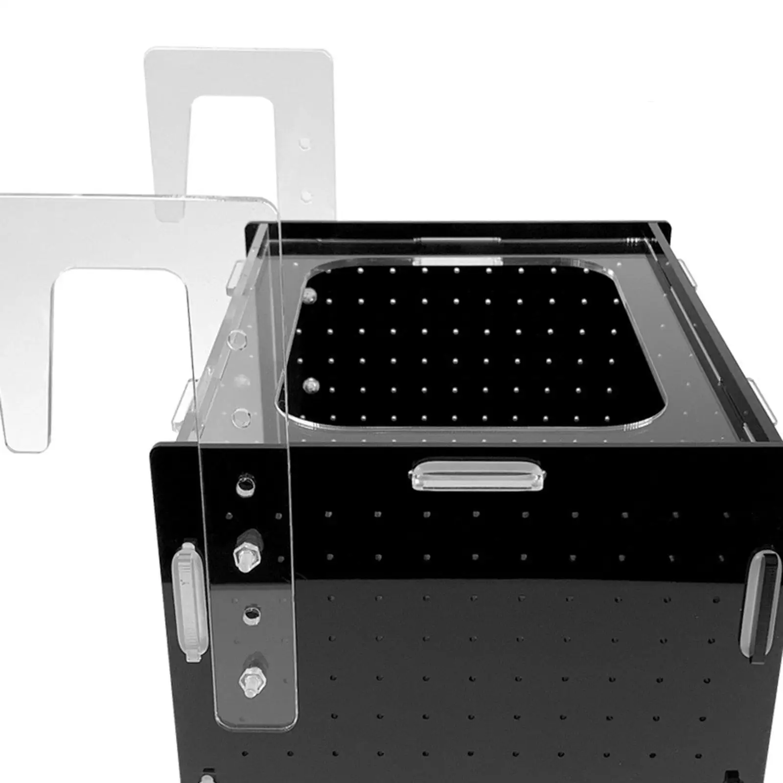 Fish Breeding Box, Fish Isolation Box, Sturdy Separation Easy Installation Clear Hanging Incubator for Clownfish Betta