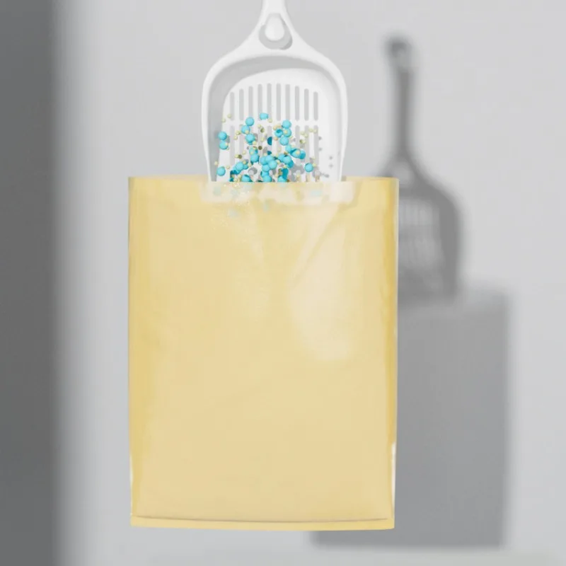 Bolsa de almacenamiento de heces de mascotas al aire libre Degradable, portátil, pequeñas bolsas de plástico, engrosamiento de productos de limpieza de mascotas - imagen 5