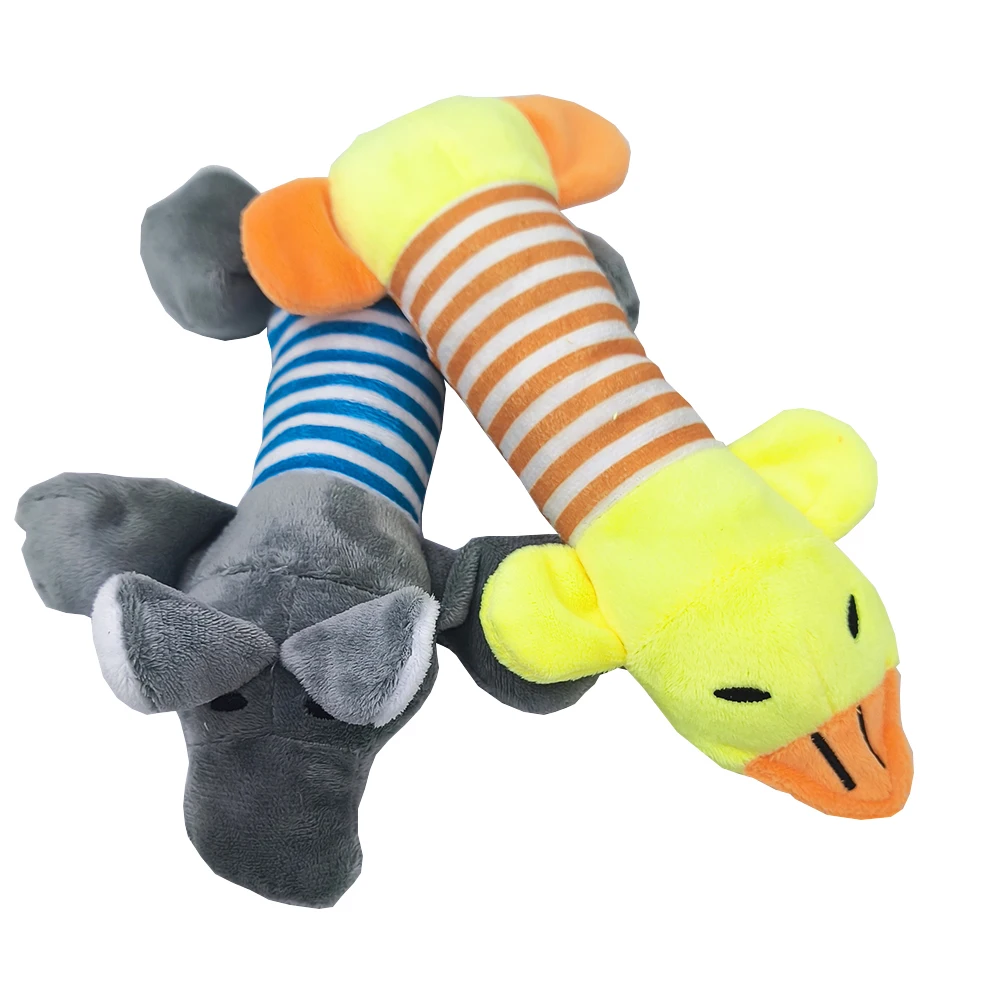 Juguete chirriante para perros pequeños y medianos, peluche divertido, mejora el IQ, juguetes para masticar para cachorros, diseño de animales lindos, mascotas, Bulldog Francés, Pug, suministros - imagen 3