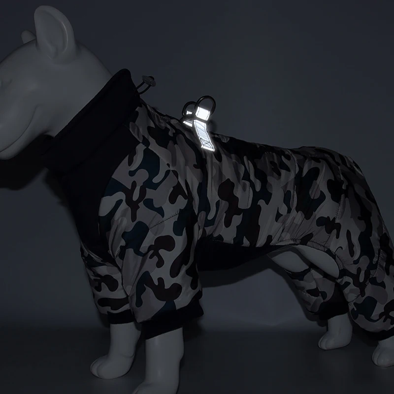 Winter Waterproof French Bulldog Pet Jumpsuit Warm Padded Dog Overalls for Small Medium Dogs Shiba Inu Corgi mascotas Clothes - imagen 3